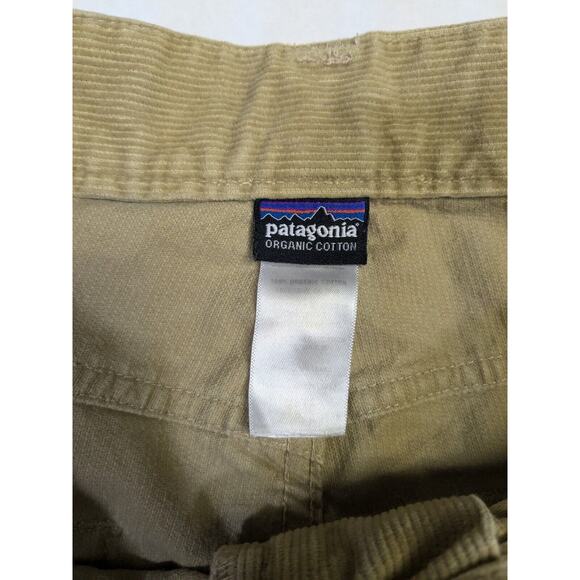 Patagonia Organic Cotton Corduroy Pants Mens Size 35 Beige Straight Leg - Picture 8 of 8
